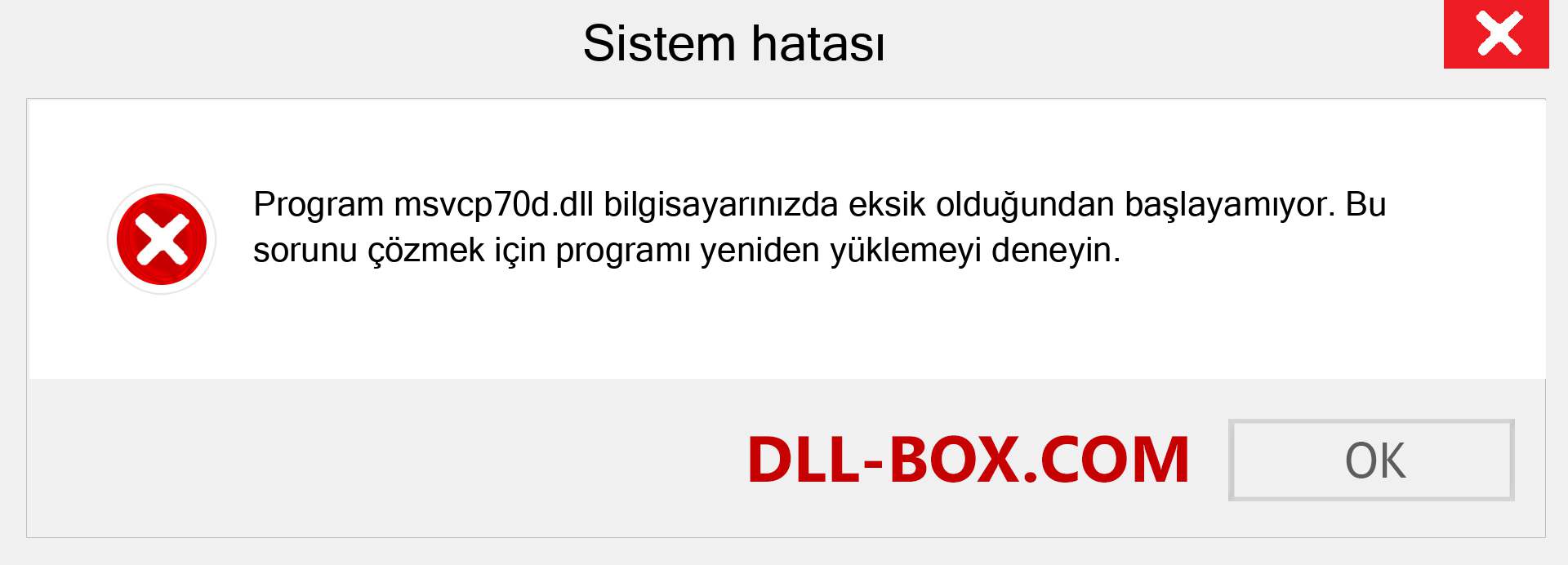 msvcp70d.dll dosyası eksik mi? Windows 7, 8, 10 için İndirin - Windows'ta msvcp70d dll Eksik Hatasını Düzeltin, fotoğraflar, resimler